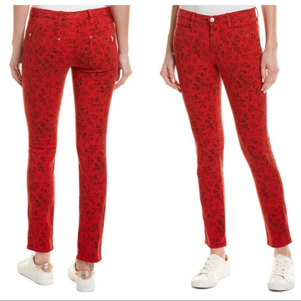 MiH Jeans Ellsworth Wild Rose High-Rise Skinny Leg